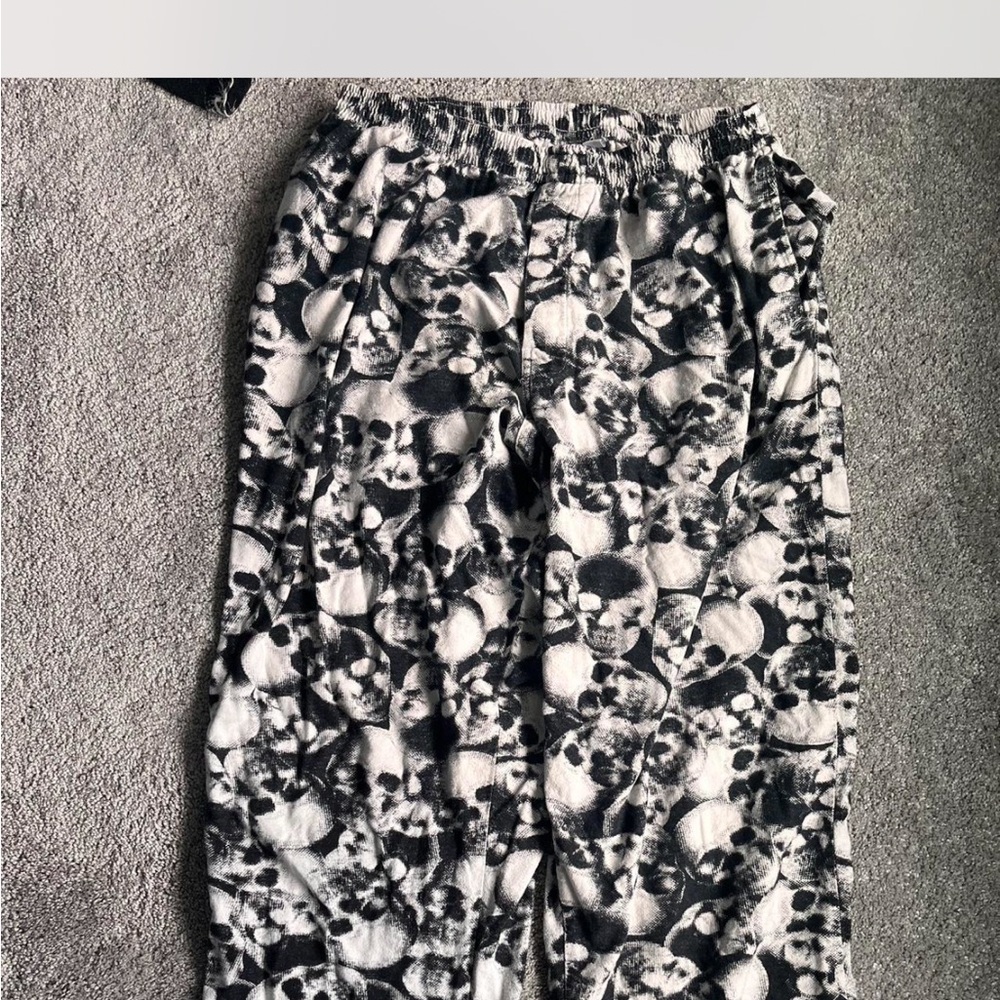 Skull Print PJ Pants
